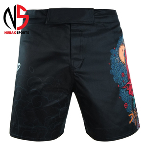 Fully Sublimated Adults Men's MMA <b>Shorts</b> Made With <b>Polyester</b> Adjustable Waist Martial Arts MMA Boxing <b>Shorts</b> with oem Service - Product Image 3