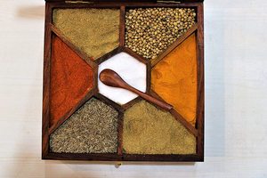 Molinillo de especias y nueces de madera - Ecológico, resistente a arañazos y al polvo, solo se lava a mano - Product Image 6