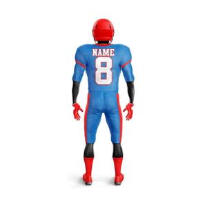 Ensemble de maillots de football vibrants en tissu respirant, anti-humidité, tenue de sport athlétique, kit de match personnalisé avec nom d'équipe, performance optimale - Product Image 3
