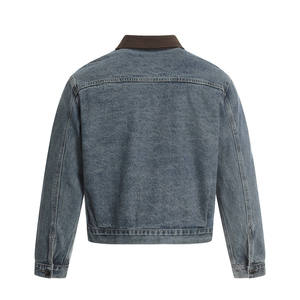 Mens ELLIPSE INDUSTRY Denim Jacket Spring Autumn New Regular Fit Streetstyle Long Sleeved Waterproof Breathable 100% Cotton - Product Image 2