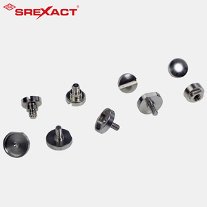 Écrou et capuchon en acier inoxydable usinés CNC SREXACT avec tolérance de précision pour applications de tournage - Product Image 1