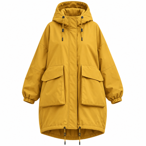 Chaqueta Parka Larga para Mujer, para Invierno, con Relleno de Algodón, Informal, Talla Grande, Chaqueta Deportiva, Venta al Por Mayor - Product Image 4