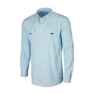 Chemise d'équipe d'extérieur pour hommes Sun, respirante, logo brodé, vente en gros d'usine, polyester et élasthanne, chemises de pêche décontractées - Product Image 1