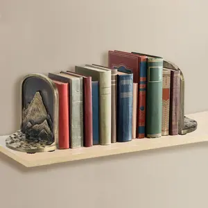 Sculpture d'animal artisanale haut de gamme en aluminium, style antique et moderne, plaquée or, pour décoration intérieure, accent de style - Product Image 5