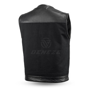 Chaleco de Cuero para Hombre, Diseño Moderno, Transpirable, de la Mejor Calidad, Venta al Por Mayor, Bajo MOQ, para Venta en Línea - Product Image 5