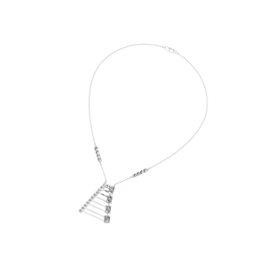 Lujo elegante collar de cadena de 16 pulgadas 14K 18K oro sólido Natural Esmeralda corte diamante colgante joyería fina para mujeres regalo perfecto - Product Image 4