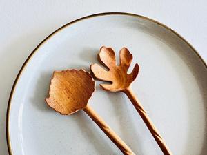 Cuchara de Té de Madera Ecológica Hecha a Mano, Cuchara para Café, Té y Azúcar, Accesorio de Cocina Pulido - Product Image 2