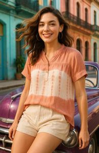 Chemise en rayonne de luxe pour femme, collection mode, chemise tendance à col ouvert, exportateur d'Inde, coupe ajustée - Product Image 6