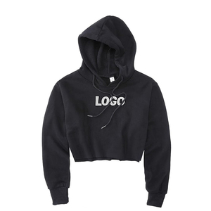 Sudadera Corta Holgada de Moda para Mujer con Estampado Personalizado y Hombros Caídos - Product Image 6