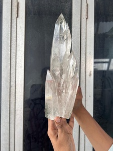 Natural Smokey Quartz <b>Crystal</b> <b>Cluster</b> Raw Stone Polished Healing Energy Home Decoration Feng Shui Collection Gujarat Rais Agate - Product Image 2