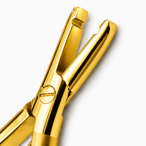 Gold <b>Hair</b> Extension Pliers Metal <b>Tool</b> for Installation and <b>Removal</b> - Product Image 3