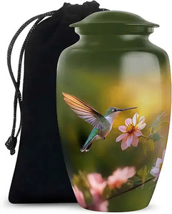 Wholesale Metal Cremation Urns for Adult Human Ashes Modern Design Funeral Supplies Casket <b>Memorial</b> <b>Keepsake</b> - Product Image 5