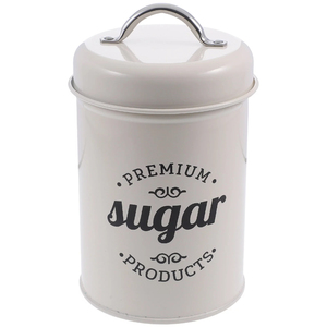 Nordic Style Retro Airtight Metal <b>Storage</b> Jar With Handle Galvanized Iron <b>Kitchen</b> Food <b>Container</b> For Sugar Flour Coffee Powder - Product Image 1
