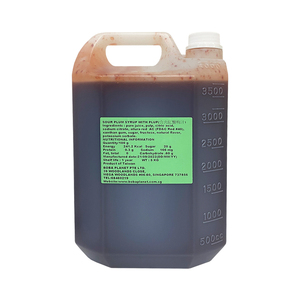 Concentré de sirop de prune au goût de prune aigre, ingrédients liquides pour la préparation de soupes de prune sucrées et aigres pour les boissons au thé aux perles - Product Image 2