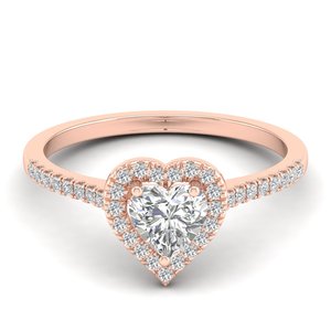 REYES Luxury 14K Solid Gold HPHT CVD Heart Cut 0.78 Carat Lab Grown Diamond Engagement Solitaire <b>Ring</b> For Her Fine Jewelry - Product Image 6