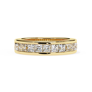 Anillo de Eternidad con Diamante Cultivado en Laboratorio de Corte Princesa de 1.07 Quilates de Calidad Premium, Joyería Fina Disponible a un Precio Competitivo - Product Image 3