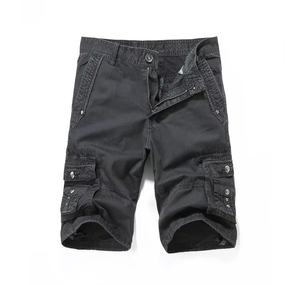 New Latest Fashion Wear Cargo Shorts For Men Solid Color Men Shorts For Adult Size Customized Breathable Cargo Shorts - Product Image 6