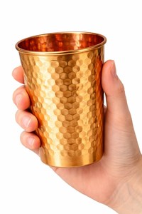 Mug en cuivre personnalisé écologique, design martelé vintage pour Moscow Mule, bière, café, usage domestique, artisanat MS - Product Image 4