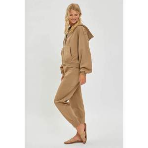 RISEN Pantalones y pantalones cómodos para correr relajados de tiro alto para mujer - Product Image 1