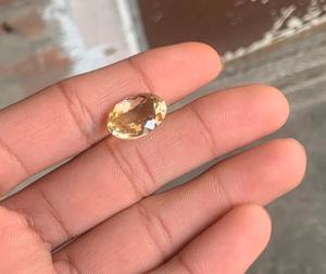 แหวนค็อกเทลเพชรทรงรีชุบโรเดียมเงินแท้ 925 ประดับด้วยซิทรินธรรมชาติ หินประจำเดือนเกิดเดือนพฤศจิกายน หรูหรา เหมาะสำหรับงานปาร์ตี้ งานหมั้น และงานแต่งงาน - Product Image 6