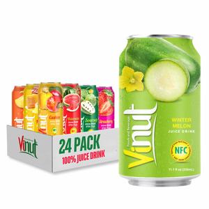 Precio DE FÁBRICA DE Vietnam invierno 330ml jugo de melón de invierno sin azúcar bebida Mango naranja OEM/ODM jugo de frutas y verduras privado - Product Image 1