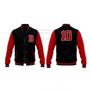 Chaquetas Varsity Personalizadas de Estilo Urbano para Hombre, Chaquetas Varsity Lisas al por Mayor con Logotipo Personalizado, Chaqueta Varsity Letterman Lisa 2026 - Product Image 3