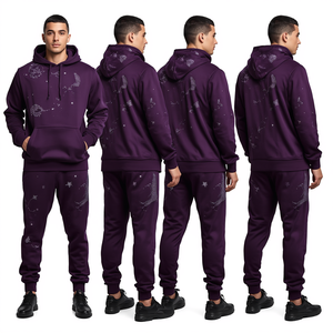 Survêtement en strass de cristal Galaxy de qualité supérieure à prix de gros pour hommes – Vêtements de luxe tendance - Product Image 2