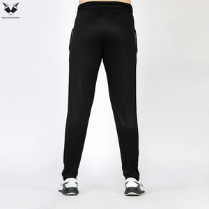 Men's Black Sweatpants With Side Stripe Elastic Waist Drawstring Casual <b>Joggers</b>, Top Quality Product Gym Fitness Wear Trousers - Product Image 4