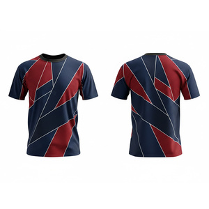 T-shirt de sport respirant à manches courtes pour femme, entièrement sublimé |   Vêtements unisexes pour adultes légers et à séchage rapide |   Marque MR FOOTBALL - Product Image 1