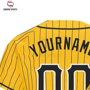 Camiseta de béisbol personalizada para hombre, con botones, para equipo, al por mayor, sublimada, diseño personalizado, poliéster transpirable - Product Image 4