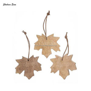 Décorations de Noël de luxe sur mesure arbre en bois suspendu artisanat fête ornements de Noël décoration - Product Image 5