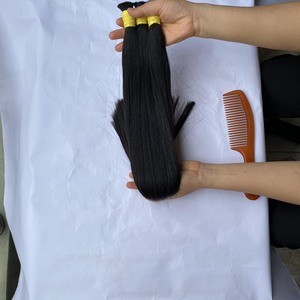 Cheveux humains droits à l'os vietnamien de la plus haute qualité des vendeurs de cheveux bruts paquets d'extensions de cheveux en vrac - Product Image 4