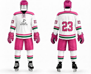 Uniforme de hockey sur glace personnalisé, respirant et anti-humidité pour adultes, avec logo personnalisé et options de taille - Product Image 1