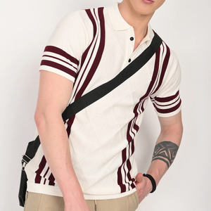 Polo de Manga Corta de Color Sólido, Nuevo Diseño, en Venta, Ropa Casual de Alta Calidad para Adultos, Camisetas Polo de Verano para Hombre - Product Image 6