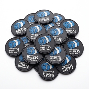Direct usine : Badges de protection en toile, patchs en PVC, protecteurs de cordes, emblèmes ronds en silicone pour la rigging, l'escalade et les vêtements de travail - Product Image 3