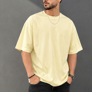 Nouveaux t-shirts personnalisés pour hommes avec impression en relief, 100 % coton, impression en relief sur coton 300 g/m², t-shirts pour hommes - Product Image 6