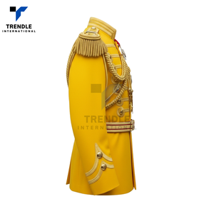 Manteau d'uniforme de cérémonie sur mesure avec cordons décoratifs et épaulettes, respirant, durable, unisexe, pour adulte, vente en gros - Product Image 3