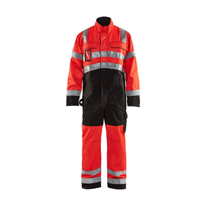 Reflective Safety Overalls High Visibility <b>Waterproof</b> Bib Pants Workwear for Road Construction Workers Supplier - Product Image 4