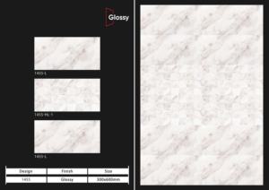 Azulejos de Porcelana de Alto Brillo 30X60CM 300X600MM, Revestimiento de Superficie Moderno de Gran Tamaño para Interiores Residenciales y Comerciales de Primera Calidad - Product Image 2