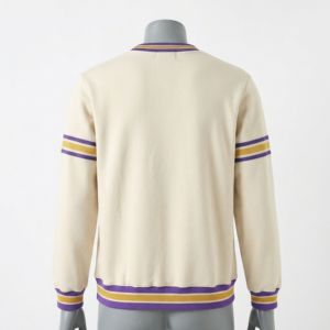 Sweat-shirt à col rond pour homme personnalisé avec broderie Omega Fraternity |   Sweat-shirt grec brodé pour garçons, col rond, Fraternity - Product Image 2