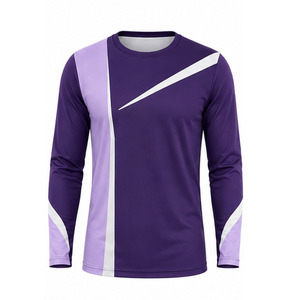 Camiseta Deportiva de Manga Larga para Hombre, Transpirable, de Secado Rápido, con Logotipo Personalizado, para Gimnasio, Running, Entrenamiento, Ropa Deportiva, Marca Privada, Venta al Por Mayor - Product Image 1