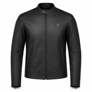 Veste de moto en cuir Minimal Café |   Noir Marine Ivoire |   Fabricant OEM ODM |   Qualité de conception haut de gamme |   Vêtements de course - Product Image 1