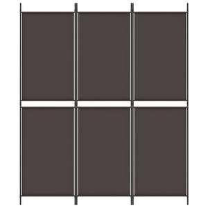 ฉากกั้นห้องผ้าสีน้ำตาล 3 แผง ขนาด 59.1"x70.9" ฉากกั้นและพาร์ติชั่นดีไซน์หรูหรา - Product Image 3
