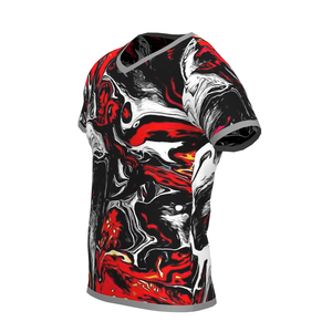 เสื้อยืดซับลิเมชั่นผู้ชาย-โพลีเอสเตอร์แห้งเร็ว น้ำหนักเบา สวมใส่สบาย แขนสั้น เป็นมิตรกับสิ่งแวดล้อม ยี่ห้อ SHIFT SPORTS - Product Image 2