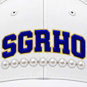 หมวกแก๊ปทรง Trucker สำหรับผู้หญิง ชมรม Sigma Gamma Rho ปักลายตามสั่ง ระบายอากาศได้ดี ด้านหลังเป็นตาข่าย ปรับขนาดได้ สวมใส่สบาย - Product Image 6