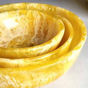 Nuevo Juego de Tazones de Resina Hechos a Mano, Estilo Indio, Tazón de Frutas Tallado a Mano, Ecológico, Decorativo, para la Mesa - Product Image 3