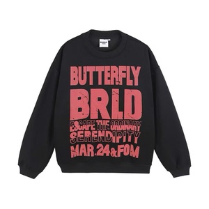 2026 Hot Trend Unisex Cotton Fleece Animal Print Long Sleeve Graphic Sweater Spring Streetwear Design ODM Custom Logo Available - Product Image 4