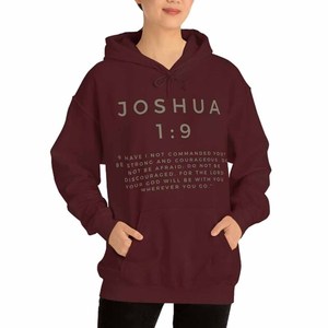 เสื้อฮู้ดดี้ Joshua Custom Christian College สำหรับผู้ชาย ผู้หญิง และเยาวชน  ปักโลโก้เชนีล  แสดงความศรัทธาในพระเจ้า - Product Image 6