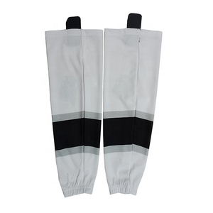 Chaussettes de hockey sur glace pour équipe, professionnelles, polyester/coton, 220g, durables, séchage rapide, respirantes, écologiques, OEM, entraînement, adulte, unisexe - Product Image 2