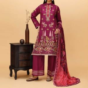 ชุดสูท cambric พิมพ์ลายดิจิตอล3ชิ้น PS4130ชุดค็อกเทลหรูหรา - Product Image 3